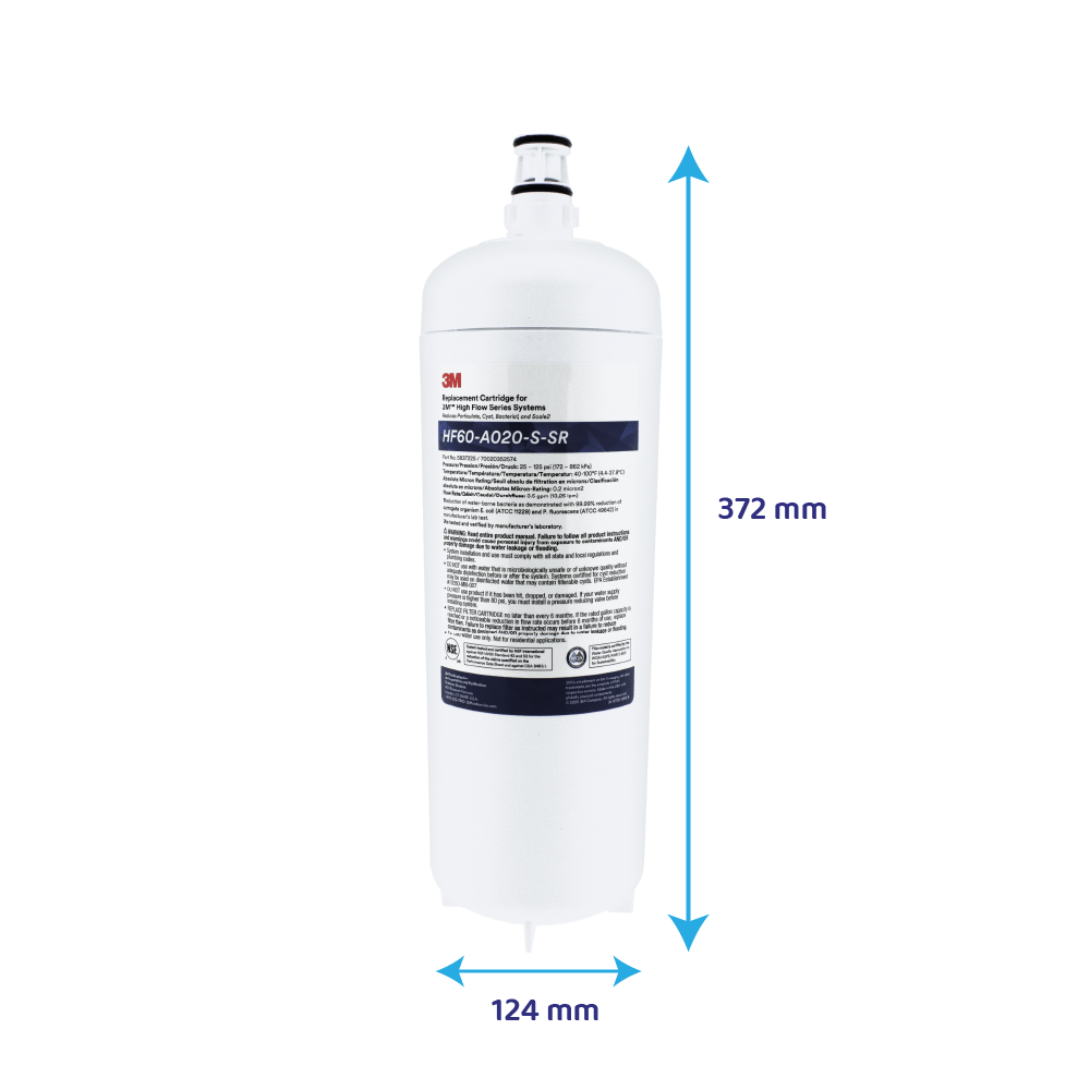 3M™ High Flow Carbonless Absolute vandfilter HF60-A020-S-SR / 5637225