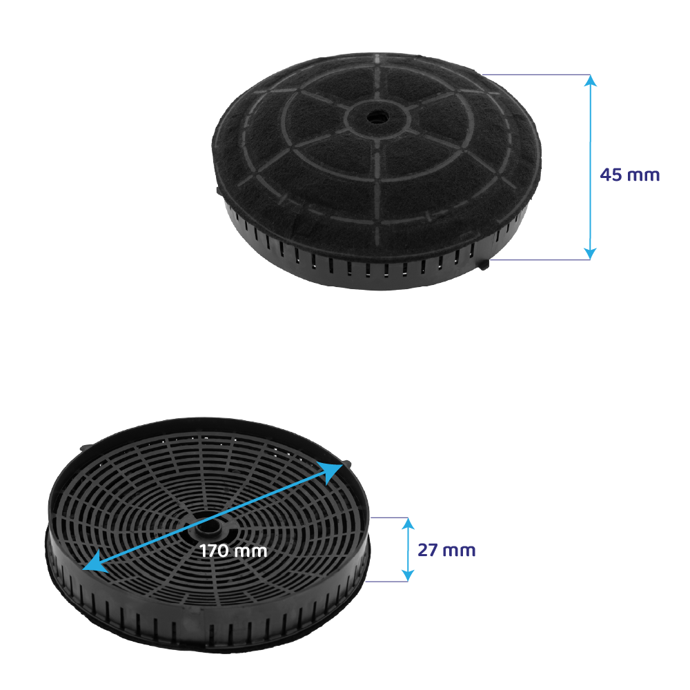 Pelgrim kulfilter 724548/01 / KF23 / CFC0042640 (2 stk.)