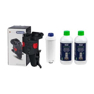 DeLonghi vedligeholdelsessæt til bryggedelen på ECAM-/ETAM-kaffemaskiner + 2x afkalkningsmiddel + vandfilter