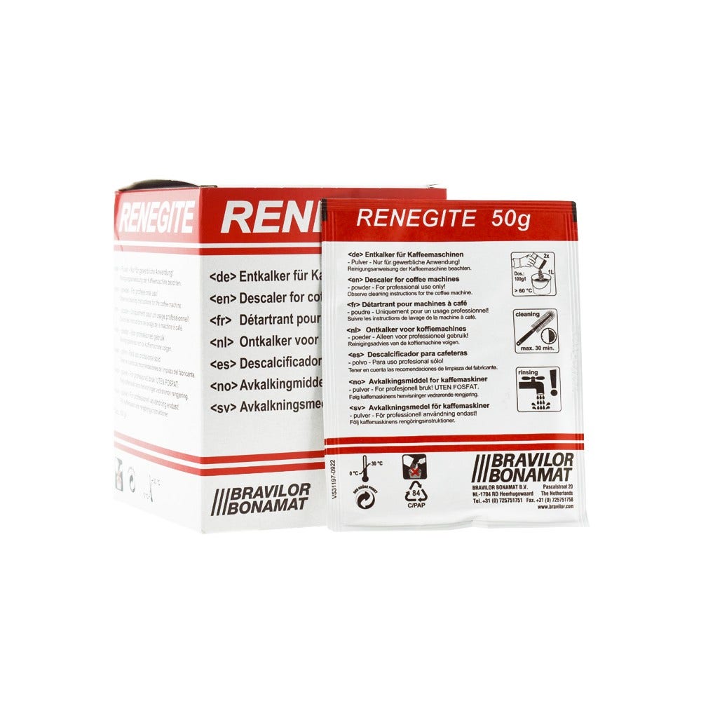 Renegite afkalker (4 x 15 x 50 g) fra Bravilor Bonamat