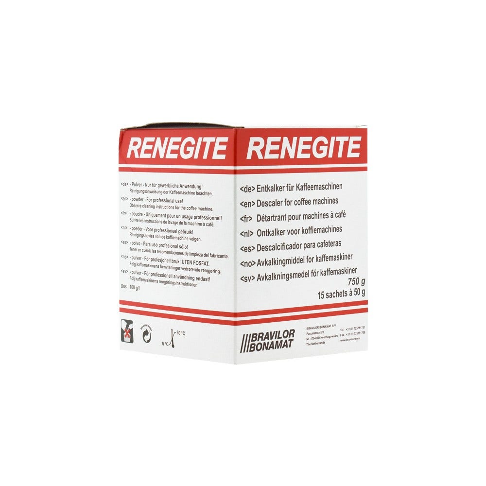 Renegite afkalker (4 x 15 x 50 g) fra Bravilor Bonamat