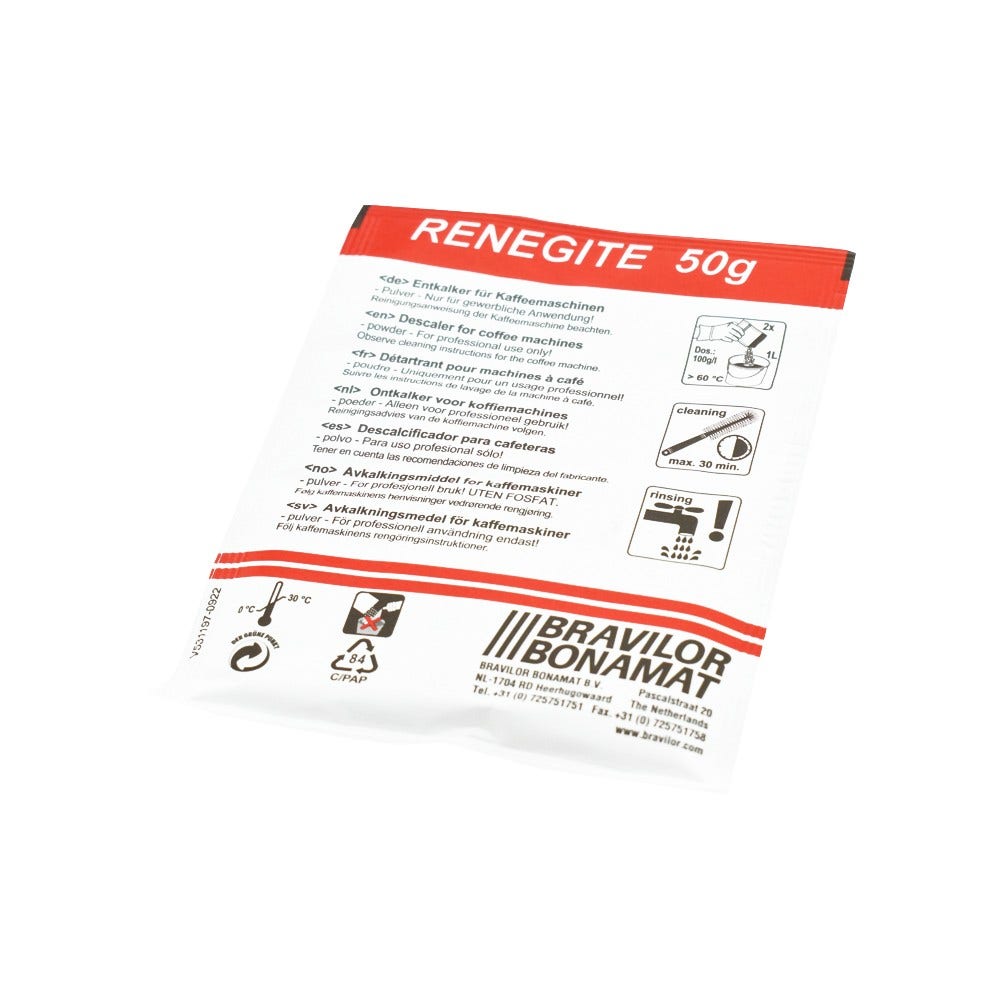 Renegite afkalker (4 x 15 x 50 g) fra Bravilor Bonamat