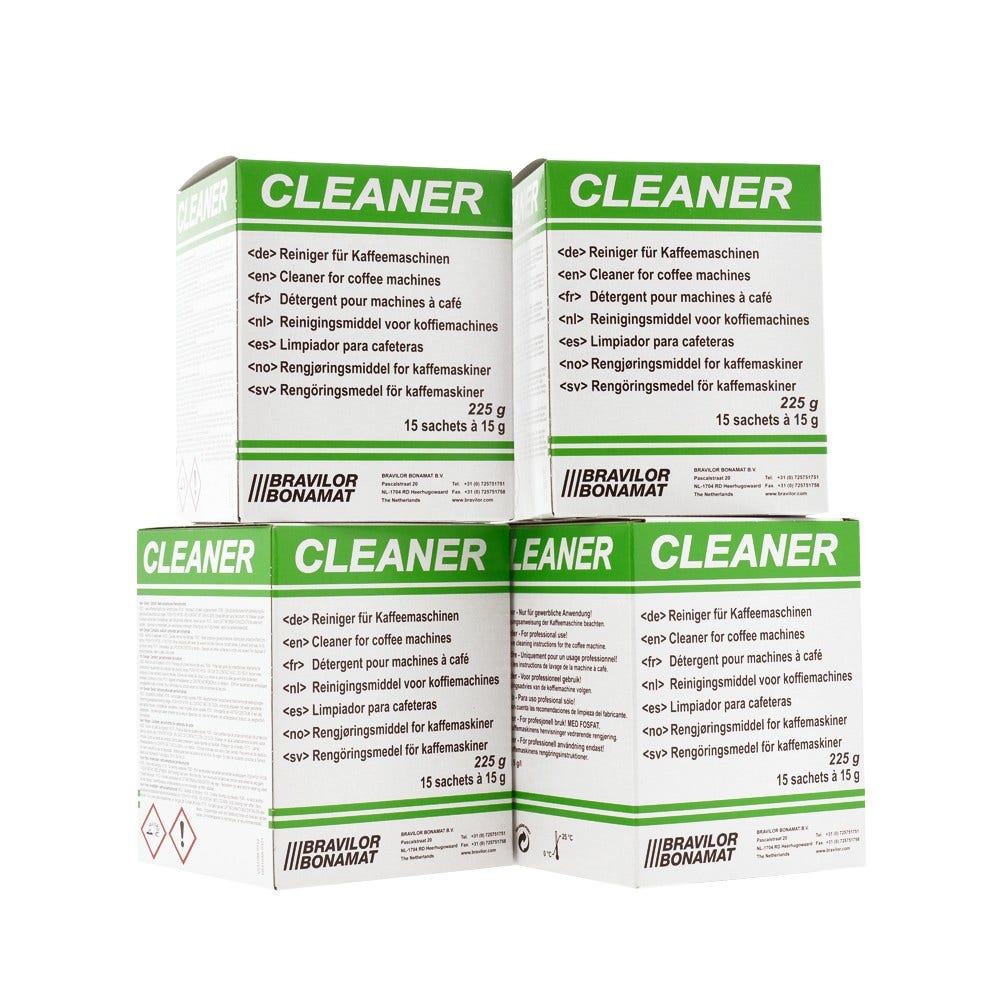 Renegite Cleaner (4 x 15 x 15 g) fra Bravilor Bonamat