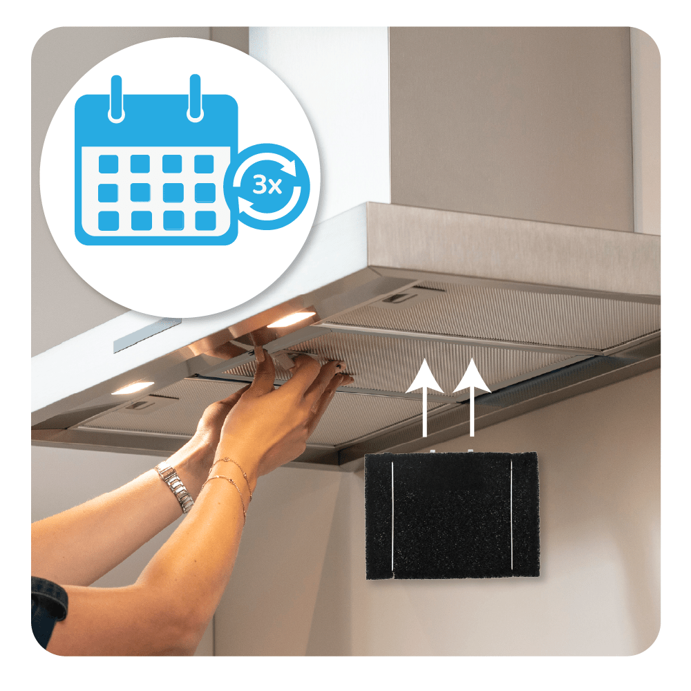Electrolux metalfilter med kulfilter 234 x 170 mm 80873433