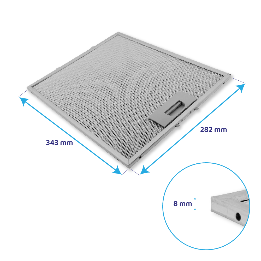 Teka metalfilter 343 x 282 mm 81460141