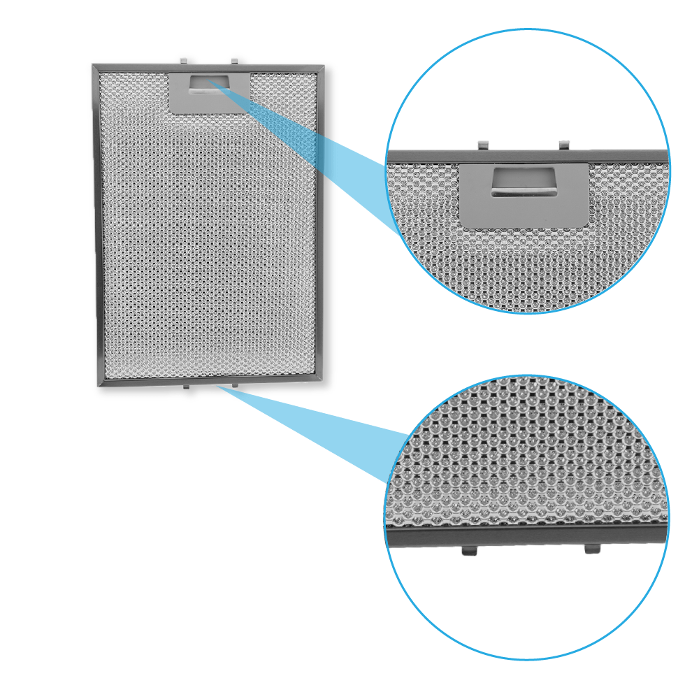 DeDietrich metalfilter 333 x 238 x 8 mm 87X6378