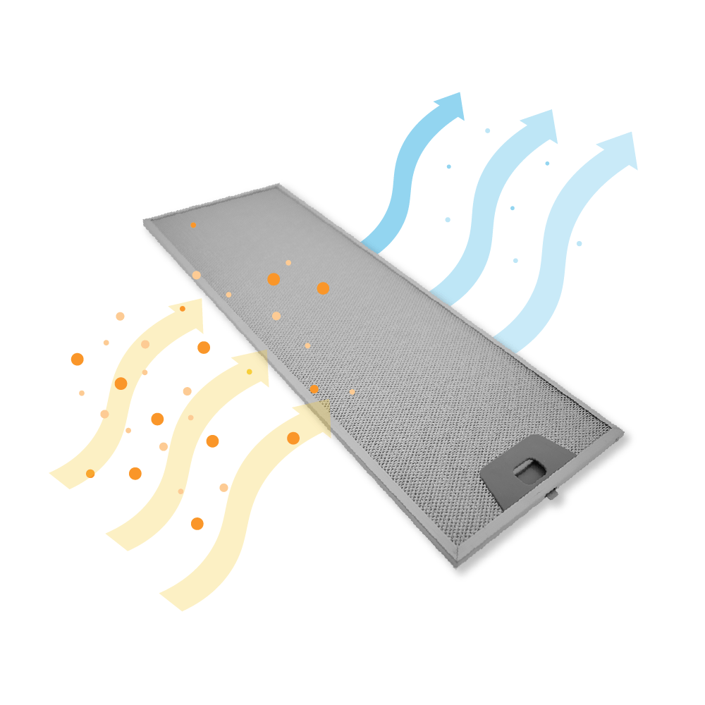 Beko metalfilter 515 x 185 mm 9188065383