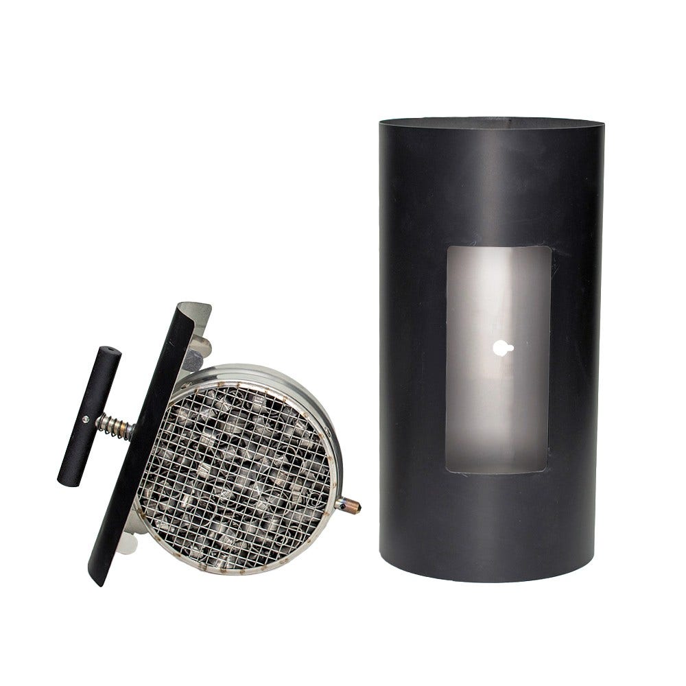 ABCAT® brændeovnsfilter Ø150 x 300 mm sort