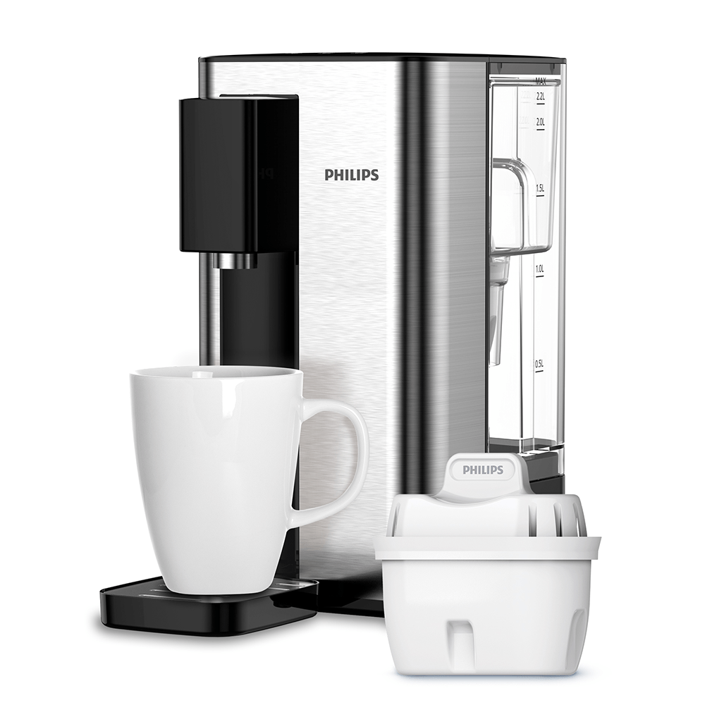 Philips varmtvandsdispenser ADD5906S (filtrerer PFAS) kompatibel med BRITA