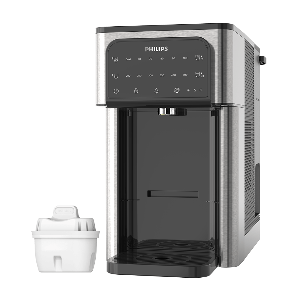 Philips alt-i-én vandstation varmt + koldt ADD5980M (filtrerer PFAS) kompatibel med BRITA