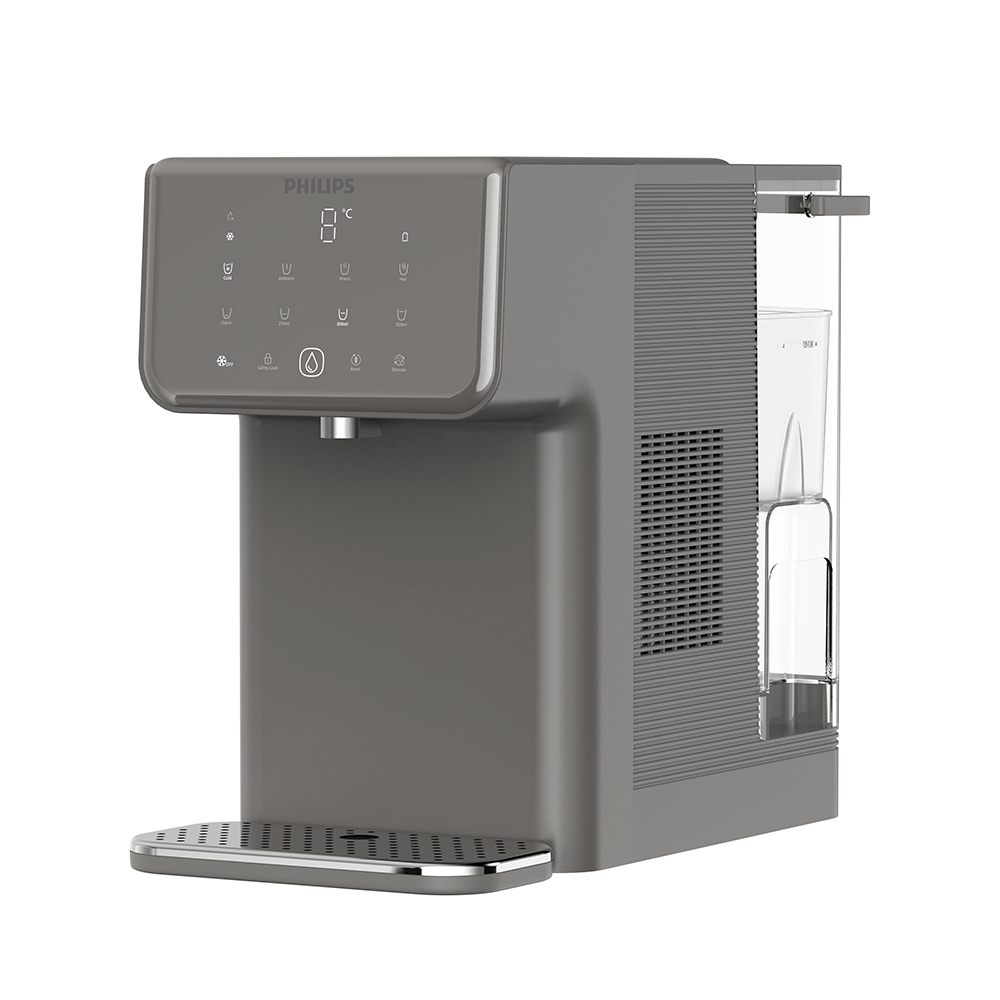 Philips Alt-i-én Vandstation Varmt + Koldt ADD5981GR (filtrerer PFAS) kompatibel med BRITA