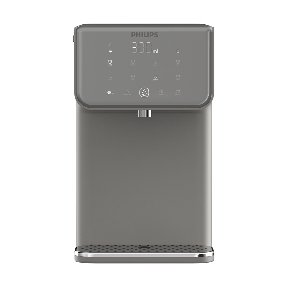 Philips alt-i-én vandstation varmt + koldt ADD5981GR (filtrerer PFAS) kompatibel med BRITA