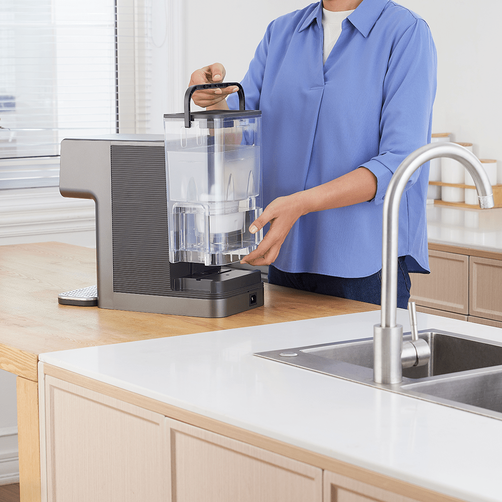 Philips alt-i-én vandstation varmt + koldt ADD5981GR (filtrerer PFAS) kompatibel med BRITA