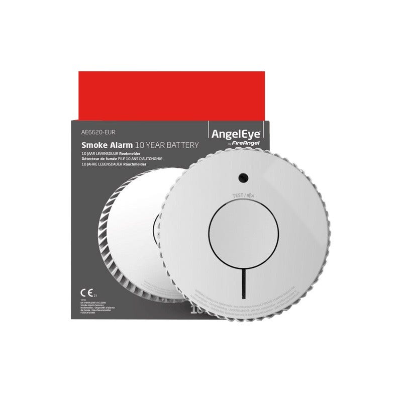 AngelEye røgalarm AE-6620-EUR 10 års batteri
