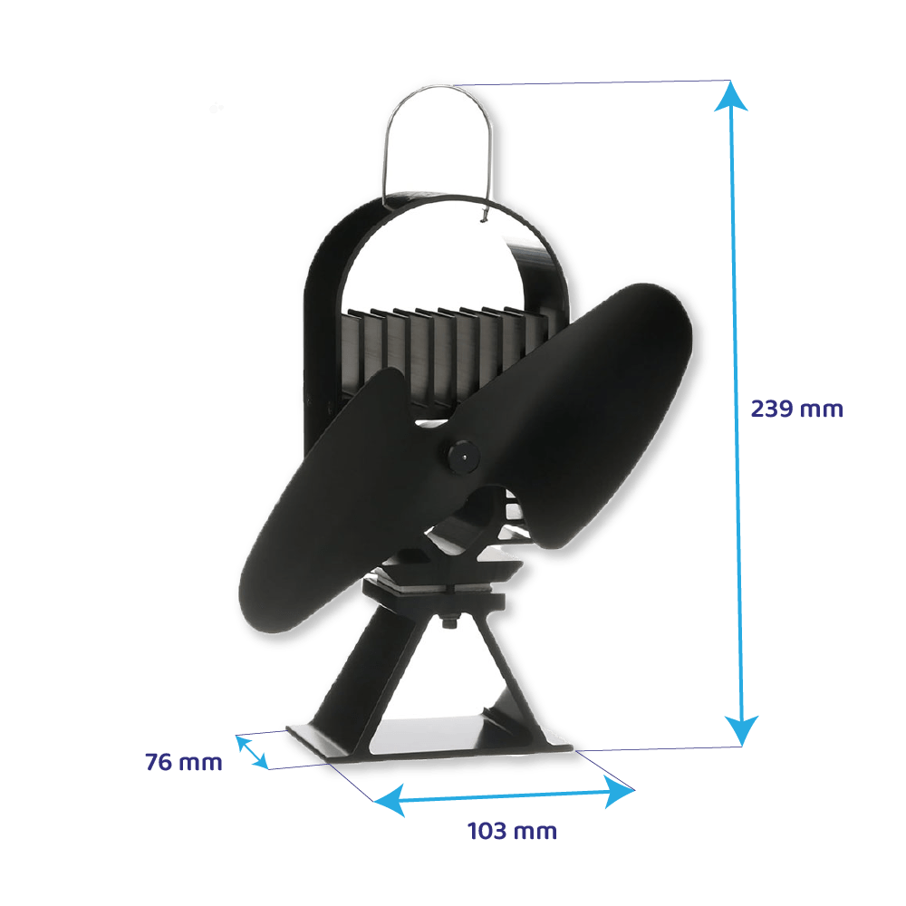 Caframo Ecofan AirDeco II brændeovnsventilator