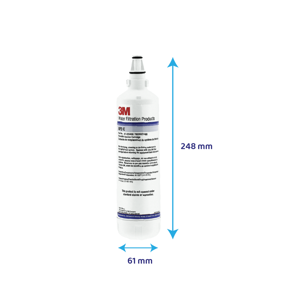 3M™ Tom vandfilterpatron til rengøring AP2-E / 47-225450