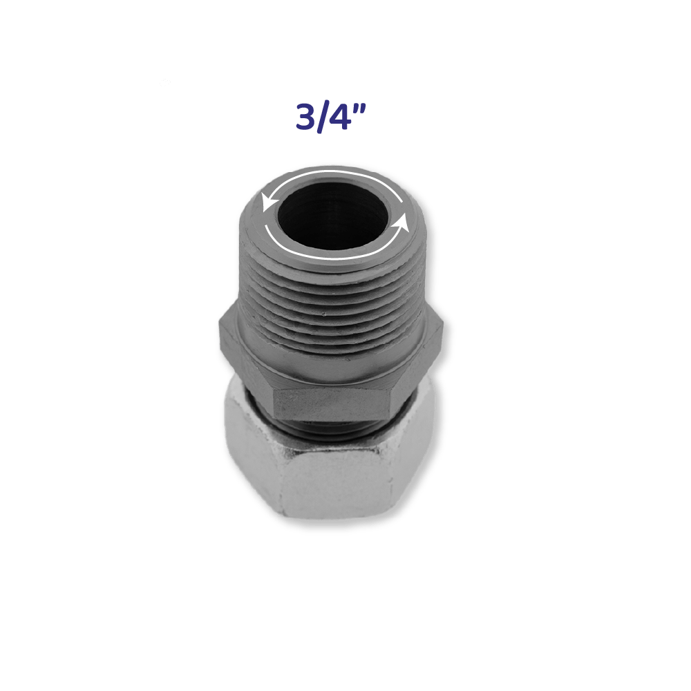 3M™ AP900 connector NPT 1" til BSPT 1” til lækagefri europæisk tilslutning