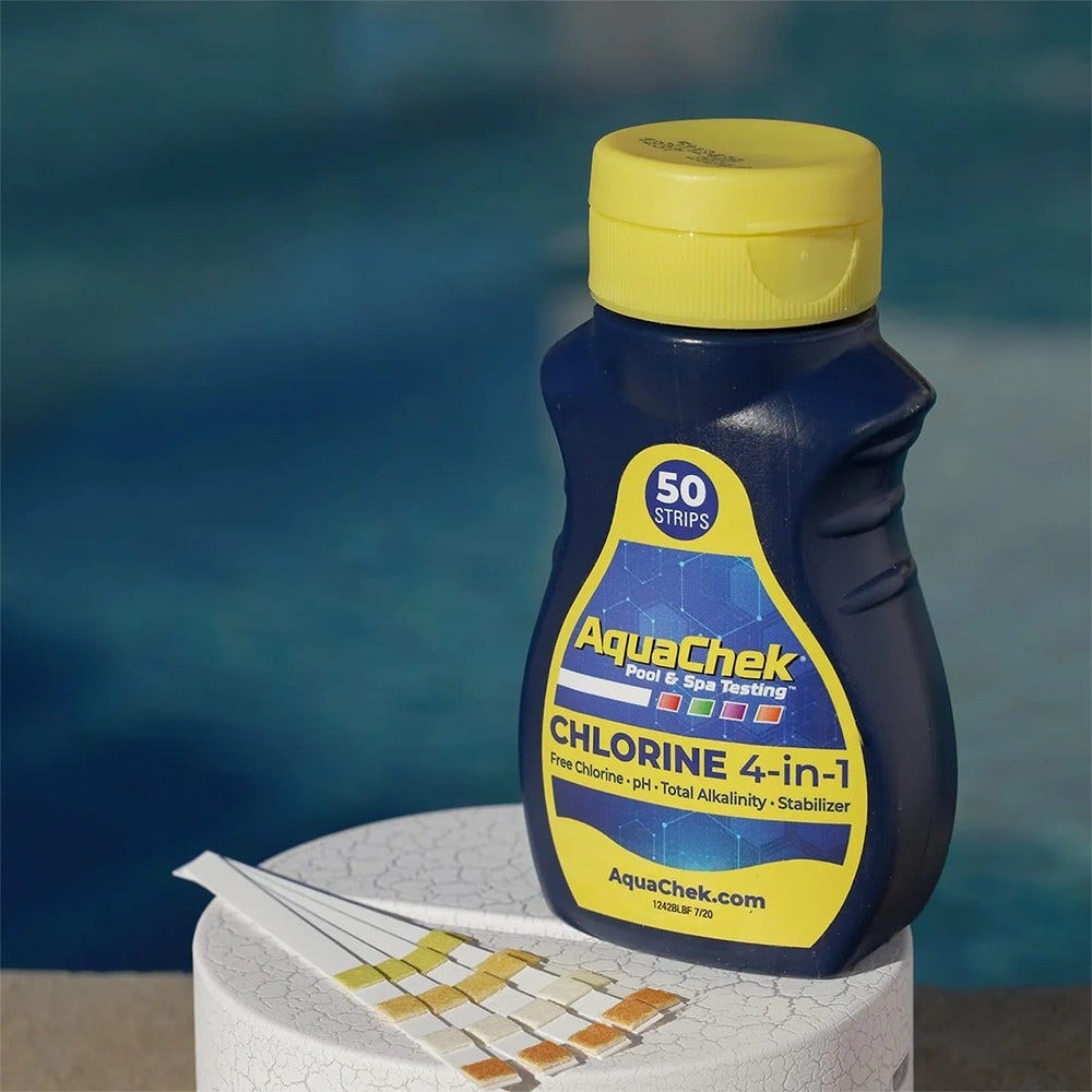 AquaChek Yellow 4-i-1 teststrimler (50 stk.)