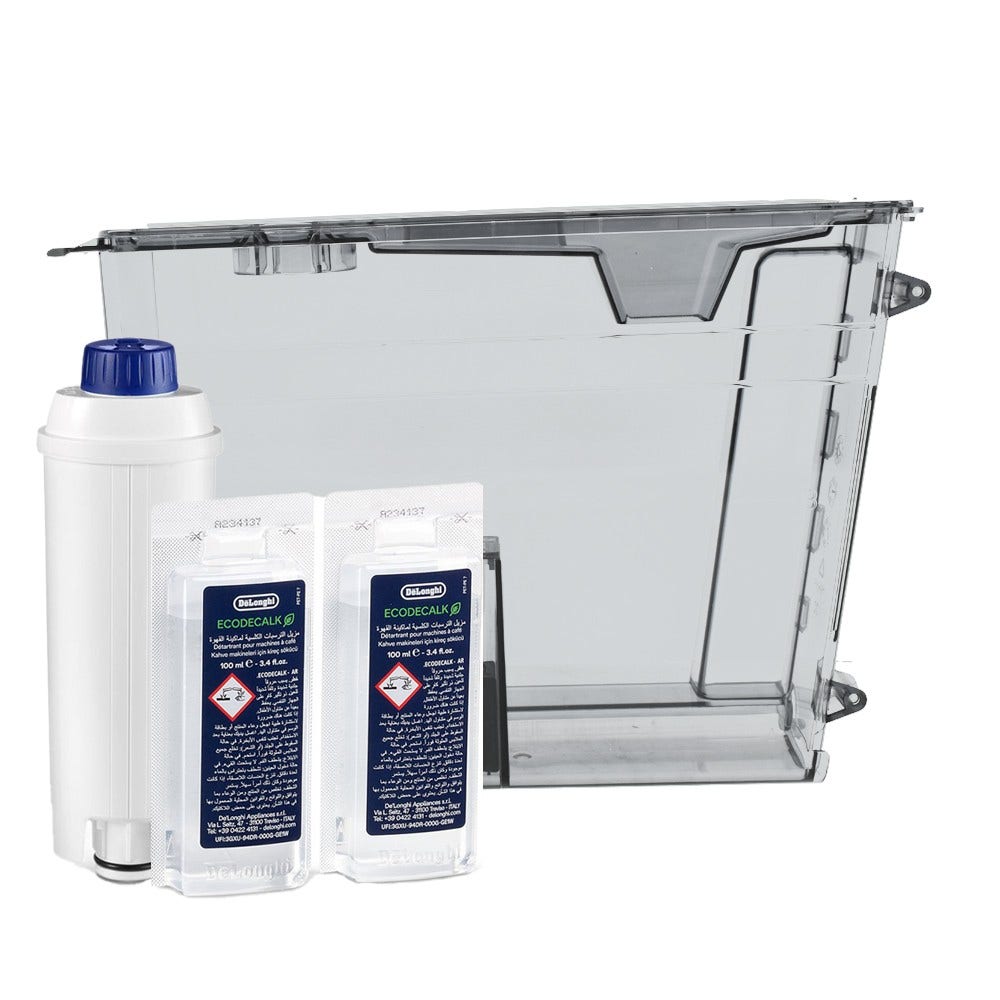 De'Longhi vedligeholdelsessæt til kaffemaskine: vandreservoir + vandfilter + afkalker