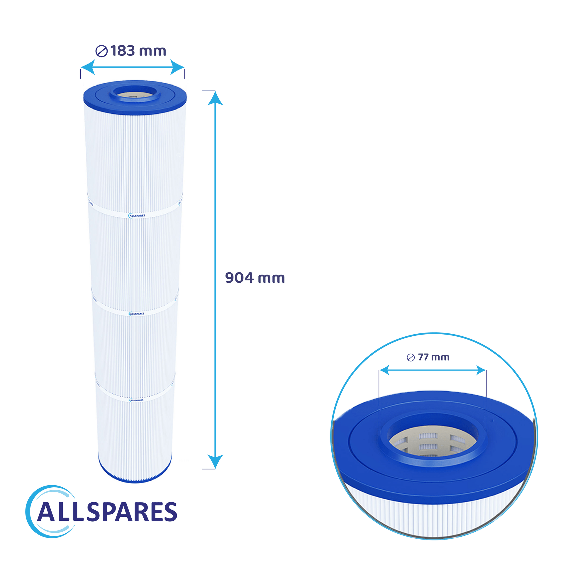 Poolfilter kompatibel med Emaux CF150 / CF150-CE / 914100449