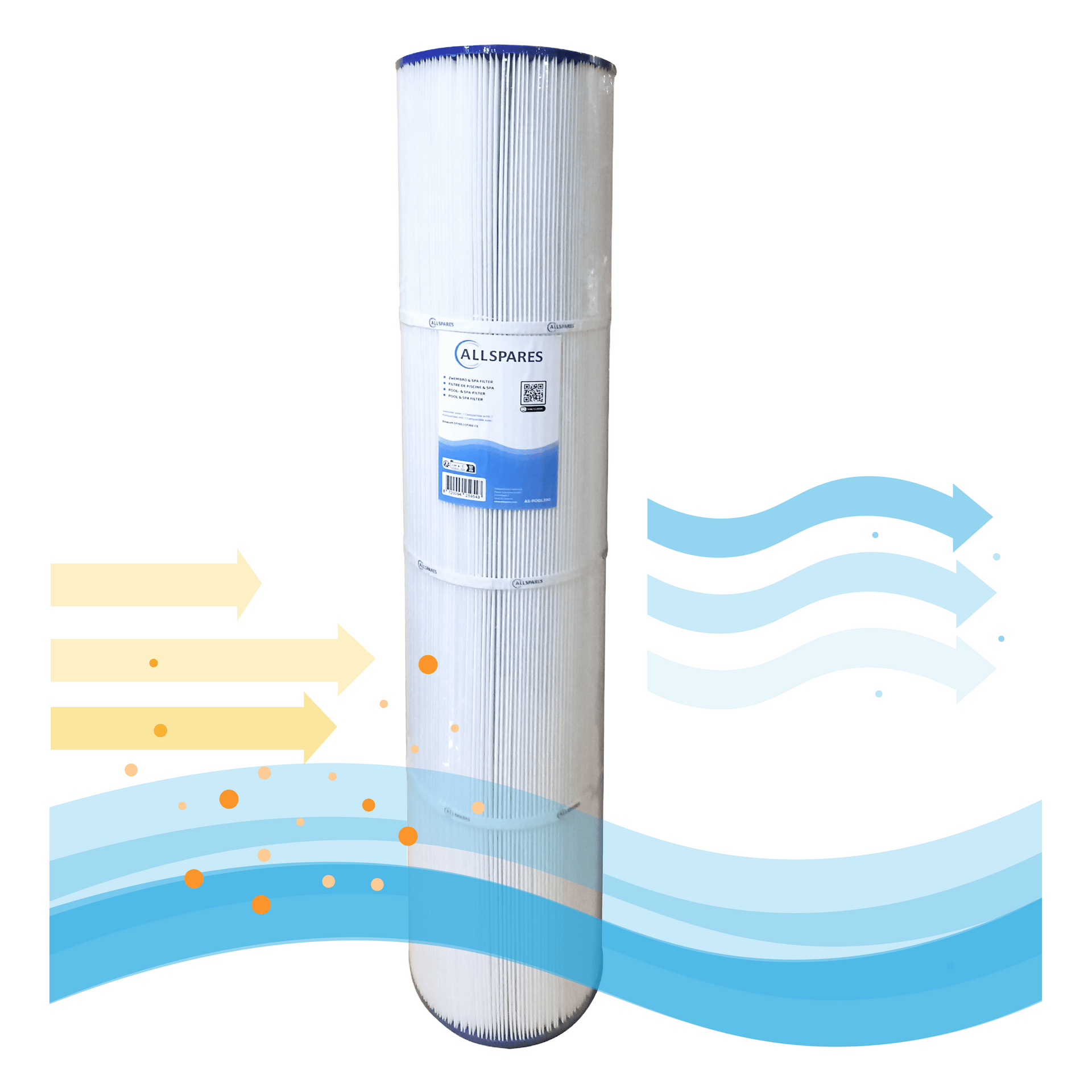 Poolfilter kompatibel med Emaux CF150 / CF150-CE / 914100449