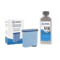 Vedligeholdelsespakke til kaffemaskine Vandfilter + afkalker kompatibel med Philips / Saeco