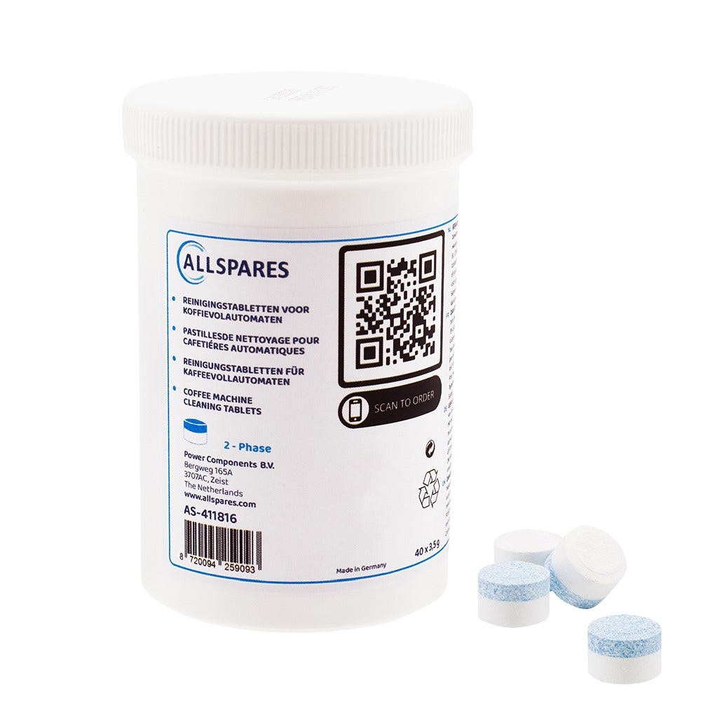 2-i-1 rengøringstabletter egnet til Jura (40 stk.) 62535