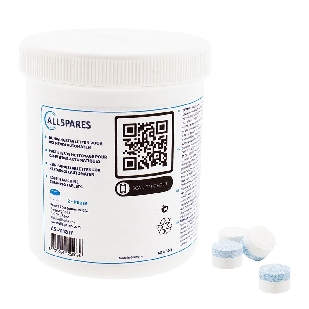 2-i-1 rengøringstabletter egnet til Jura (80 stk.) 62535 / 62715