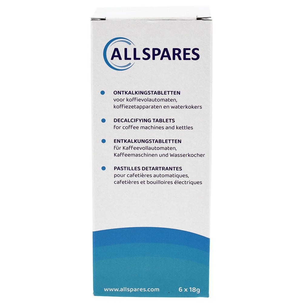 AllSpares afkalkningstabletter AS-411967 (6 stk.)