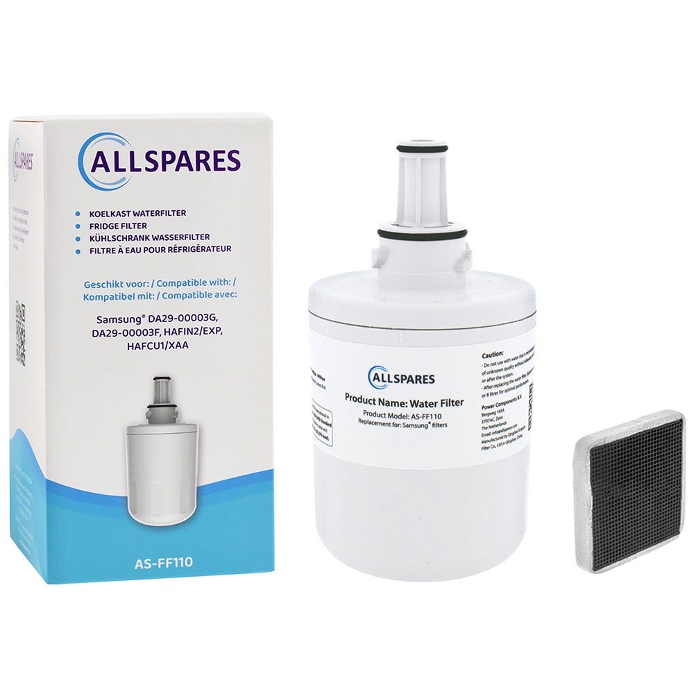Erstatningssæt luftfilter + vandfilter egnet til Samsung køleskab