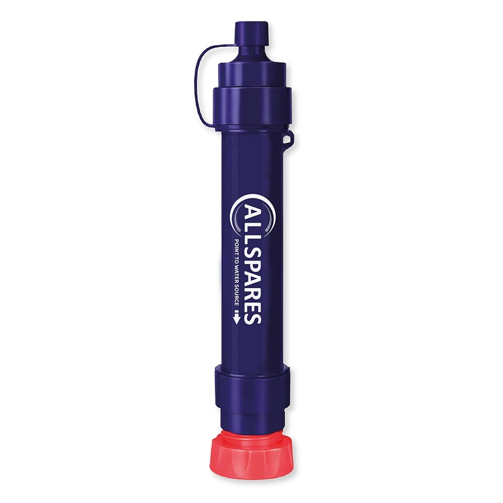 Allspares Mini Outdoor Vandfilter - Til Camping, Vandreture og Overlevelsesture AS-ADV020