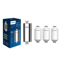 Philips Universelt Brusefilter i Krom + 3 Filtre