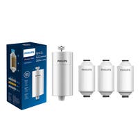 Philips Universelt Brusefilter i hvid + 3 Filtre