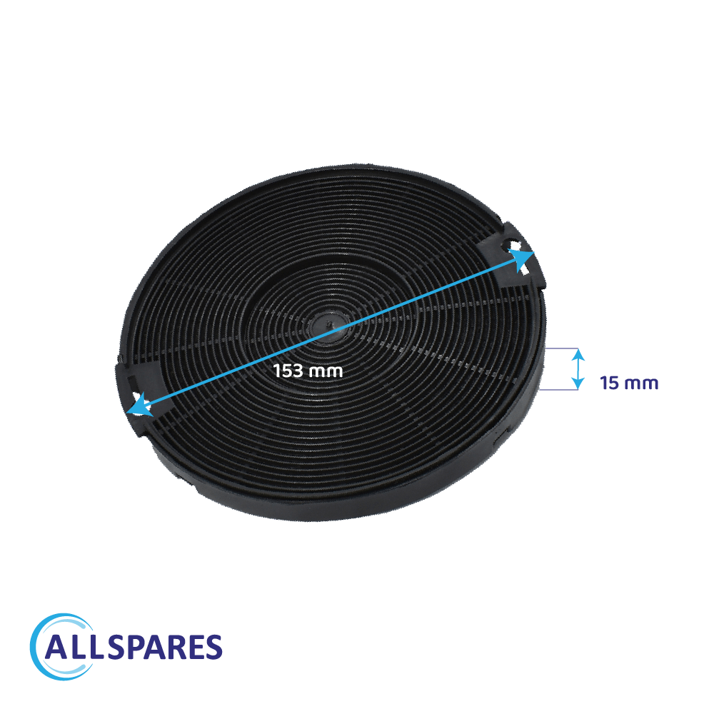 AllSpares kulfilter egnet til EFF75 (2 stk.)