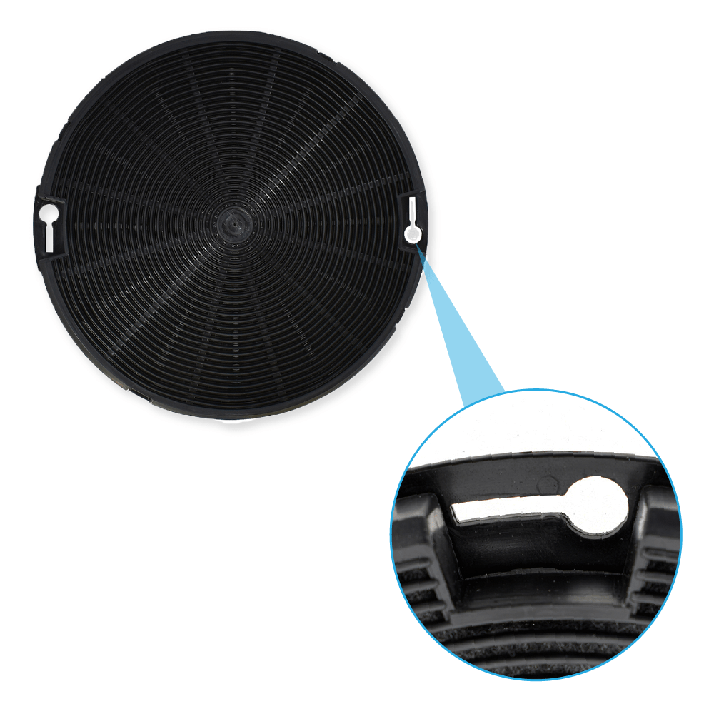 AllSpares kulfilter egnet til EFF75 (2 stk.)