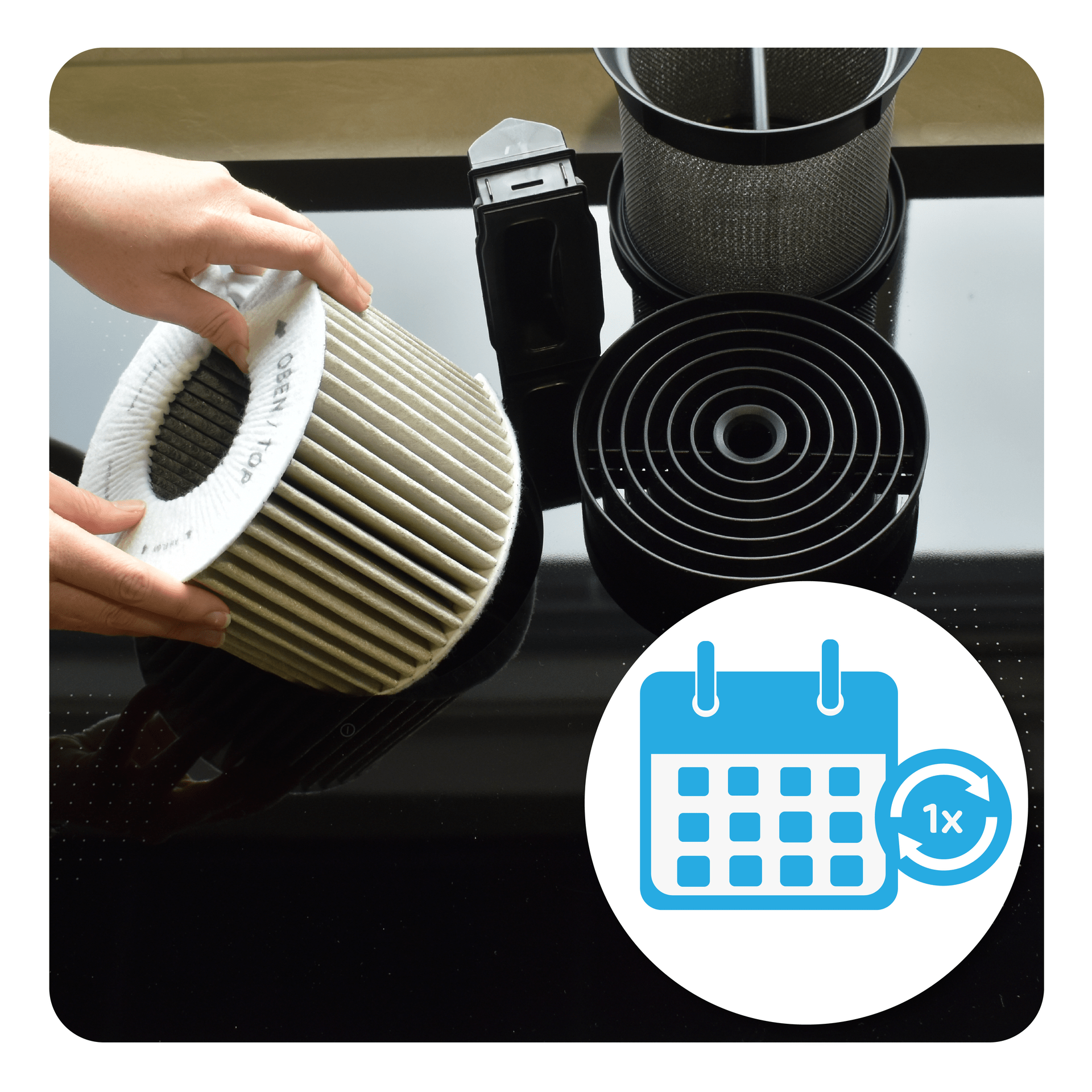 Kulfilter egnet til Bosch 11018621 / DSZ4681 / 11034172