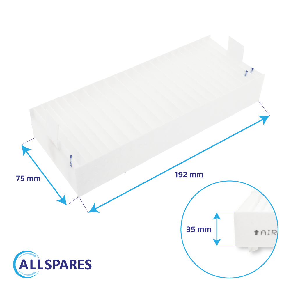 Akustisk filter egnet til Bosch 17004801 / HEZ9VEDU0 (4 stk.)