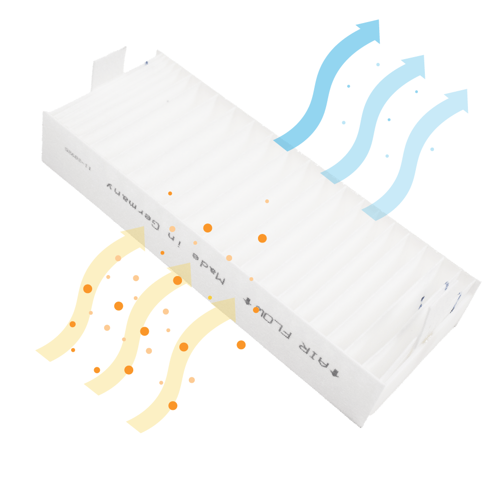 Akustisk filter egnet til Bosch 17004801 / HEZ9VEDU0 (4 stk.)