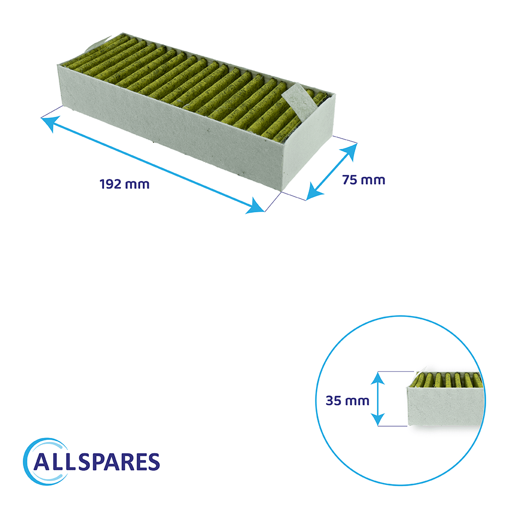 CleanAir kulfilter egnet til Gaggenau 17004796 / CA282111 (4 stk.)