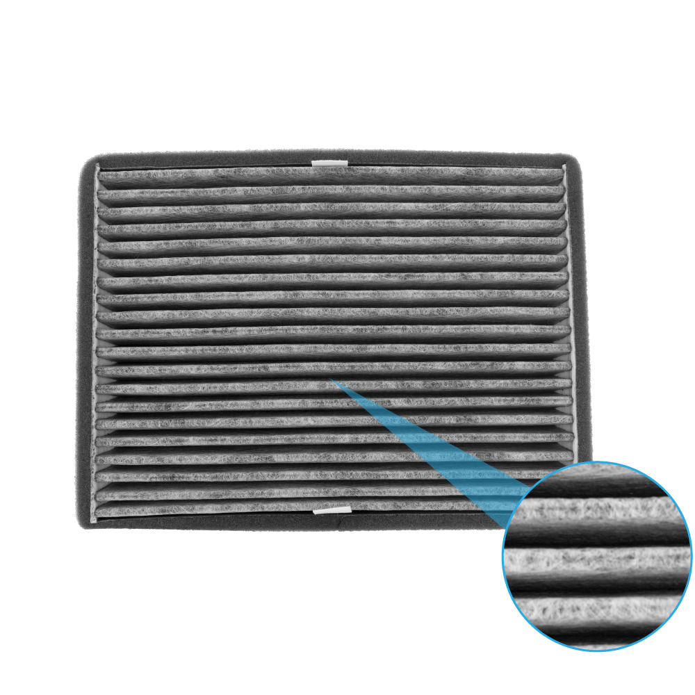 Aktivt kulfilter, der passer til Miele Active AirClean DKF 36-P
