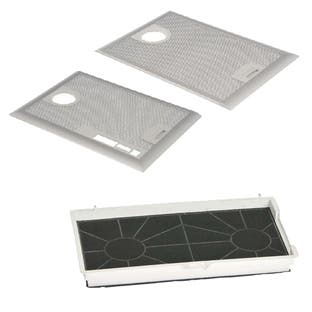 Aktivt kulfilter (1 stk.) + Metalfilter (2 stk.) egnet til Bosch DHL555B