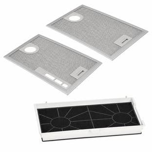 Aktivt kulfilter (1 stk.) + Metalfilter (2 stk.) egnet til Bosch DHL555B