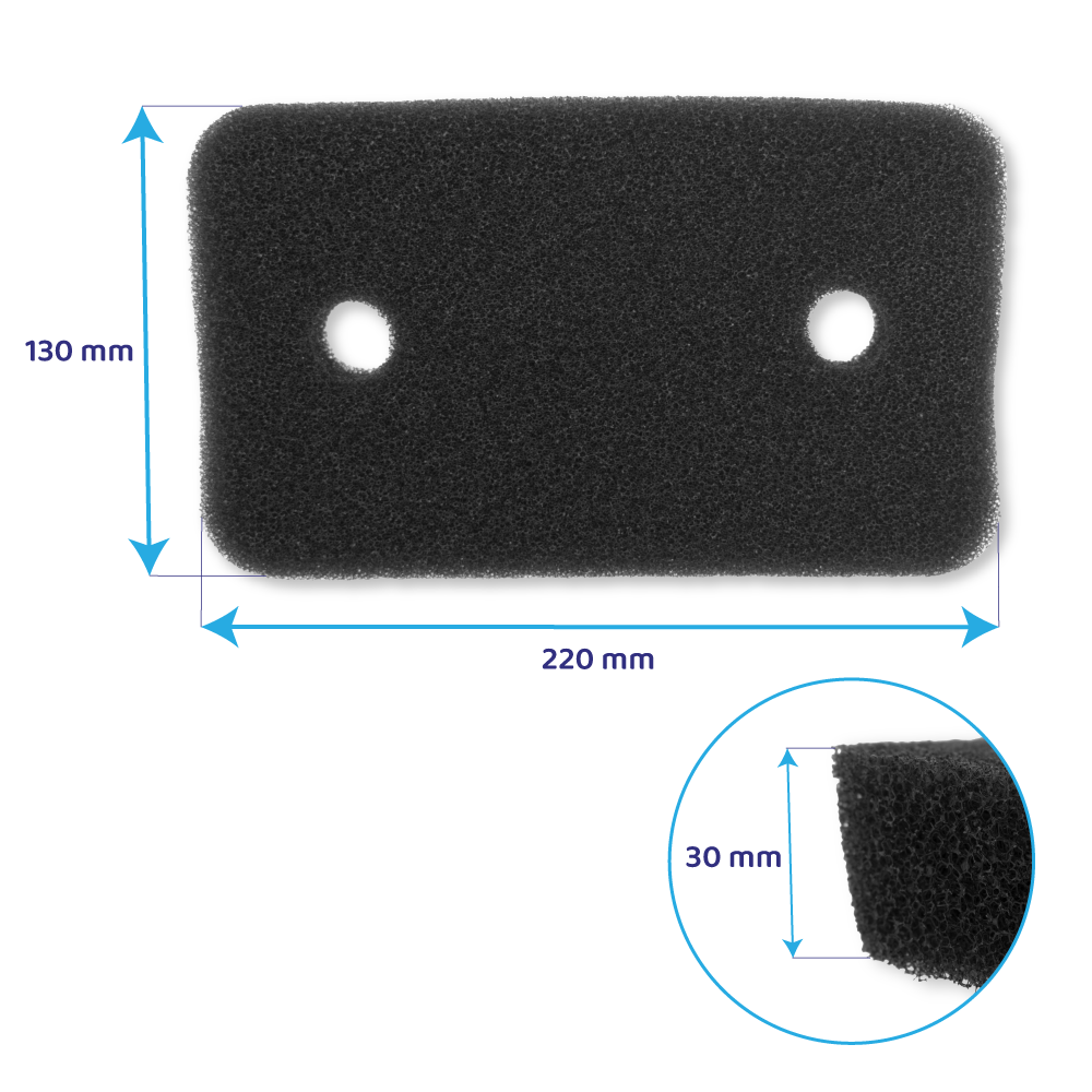 Kondensatorfilter tørretumbler kompatibel med Miele 7070070 (5 stk.)