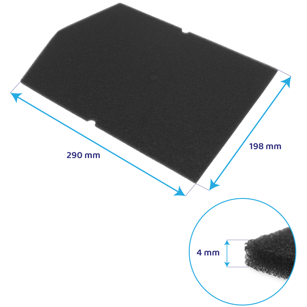Dørfilter til tørretumbler kompatibelt med Miele 6057930 (3 stk.)