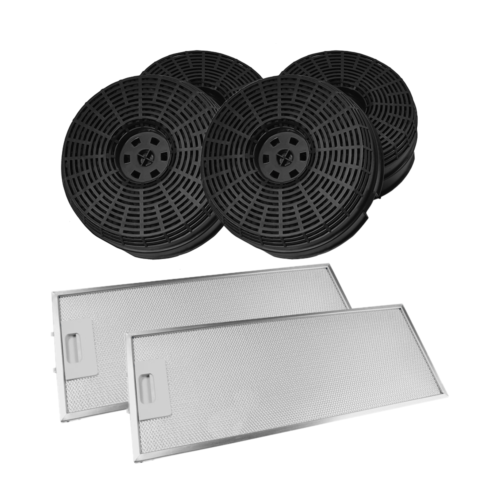 Kulfilter (4 stk.) + metalfilter (2 stk.) egnet til Essential B EHT601/601S