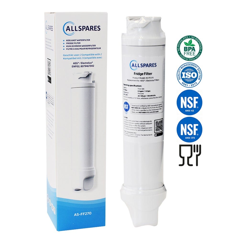 Vandfilter egnet til Electrolux EWF02 / 8079467042