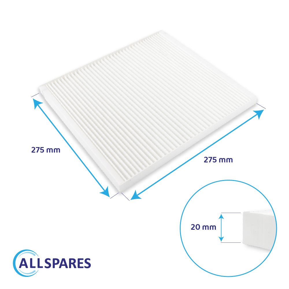 Filter F7/G4 egnet til Vasco DX4 / DX5 / DX6 (2 stk.)