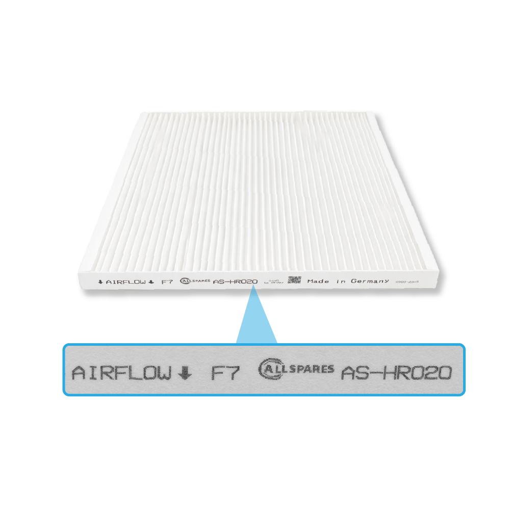 Filter F7/G4 egnet til Vasco DX4 / DX5 / DX6 (2 stk.)