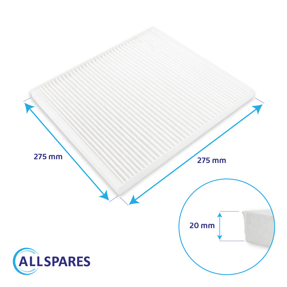Filter F7/G4/G4 egnet til Vasco DX4 / DX5 / DX6 (3 stk.)