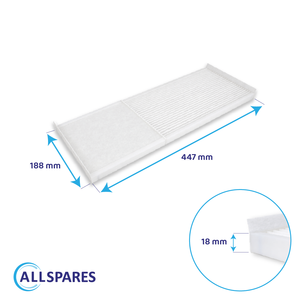 Filter G4 egnet til Duco Ducobox Energy Comfort D325 (2 stk.)